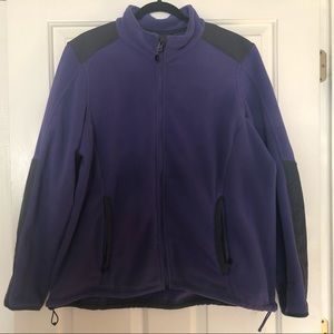 LLBean mountain fleece jacket - purple size XL